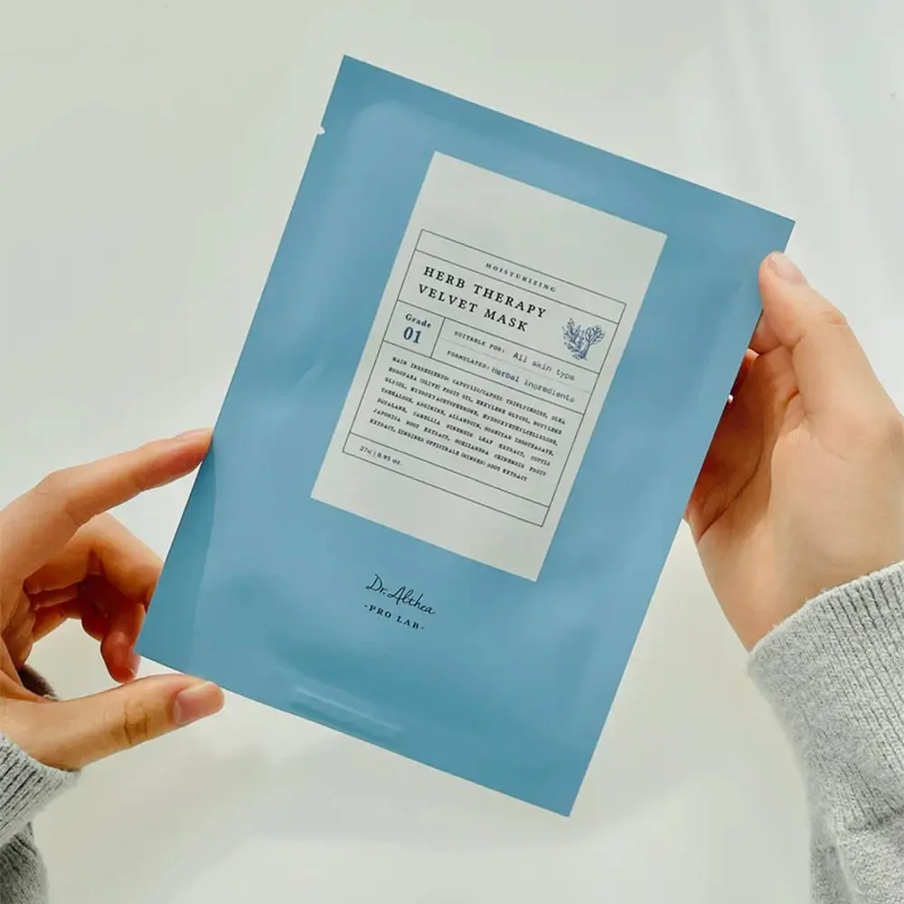 DR. ALTHEA Herb Therapy Velvet Mask 27g - Заспокійлива тканинна маска для обличчя - фото №2